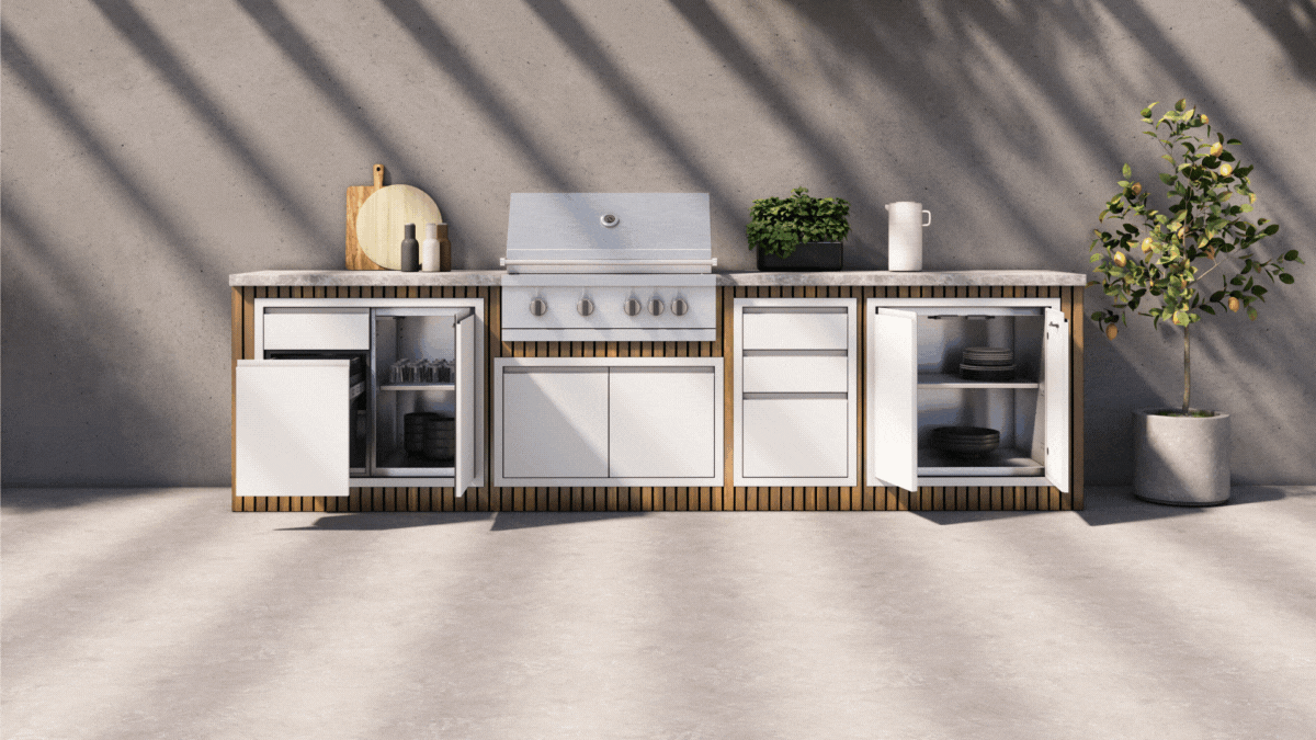 Image banner outdoor kitchen KBIS Image banner outdoor kitchen presenting KBIS event