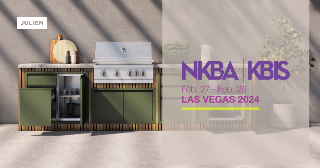 Image bannner outdoor kitchen presenting KBIS event Image banner outdoor kitchen KBIS
